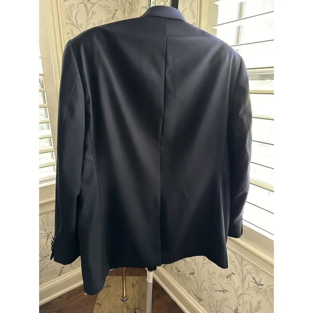 Michael Kors Mens Blazer | Size 44R | Dark Navy  flawed
